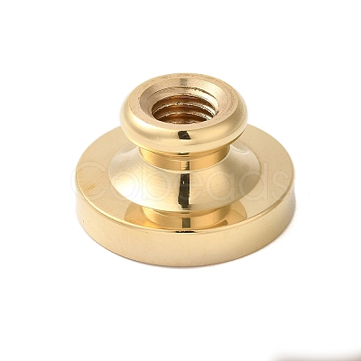 Golden Tone Wax Seal Brass Stamp Heads AJEW-U008-02G-11-1