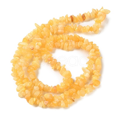 Natural Yellow Jade Beads Strands GG-NH0009-A02-02-1