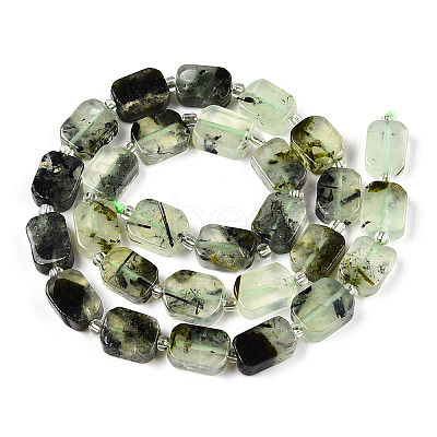 Natural Prehnite Beads Strands G-T138-23-1