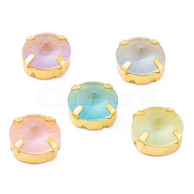 Round Shaped Sew on Rhinestone GLAA-K069-03A-G-1
