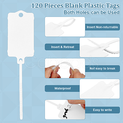 Plastic Sign Cable Ties TOOL-WH0165-39-1
