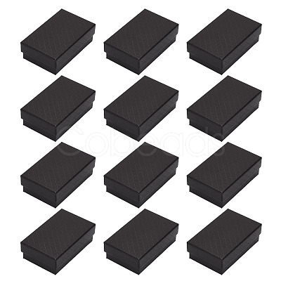 Rectangle Cardboard Paper Jewelry Box CON-TAC0015-01F-1