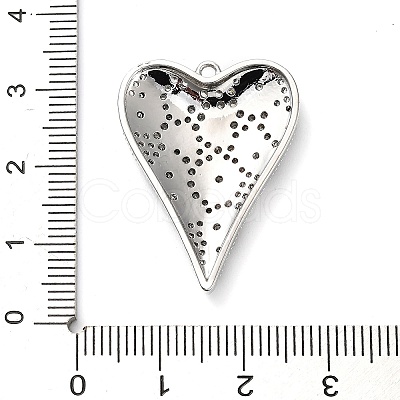 Brass Micro Pave Cubic Zirconia Pendants KK-L229-077B-P-1