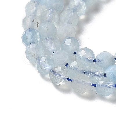 Natural Aquamarine Beads Strands G-F509-02-4mm-1