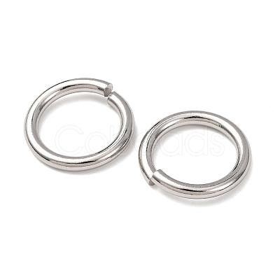 Tarnish Resistant 304 Stainless Steel Open Jump Rings STAS-R065-41-1