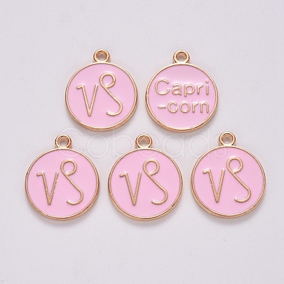 Alloy Enamel Pendants ENAM-S124-01B-09E-1