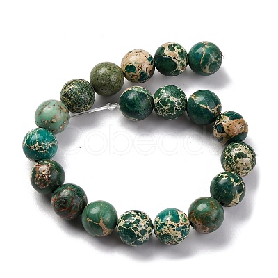 Dyed Natural Regalite/Imperial Jasper/Sea Sediment Jasper Beads Strands G-B124-C03-04-1