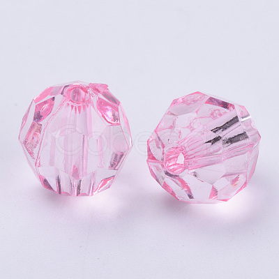 Transparent Acrylic Beads TACR-Q257-6mm-V03-1