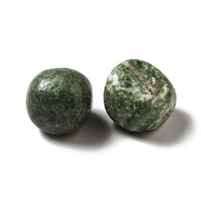 Natural Green Spot Jasper Beads G-G979-A13-1