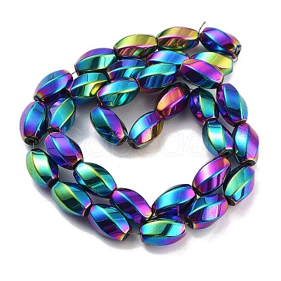 Synthetic Magnetic Hematite Beads Strands G-P545-G01-01B-1