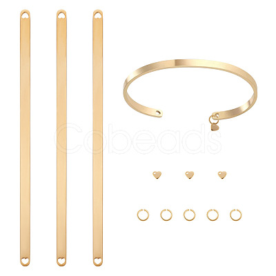 DIY Cuff Bangle Making Kits DIY-TA0014-48B-1