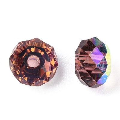 Faceted Transparent Glass Beads GLAA-E047-01A-1