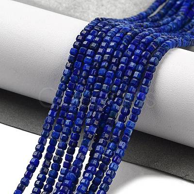 Natural Lapis Lazuli Dyed Beads Strands G-G140-C02-02-1