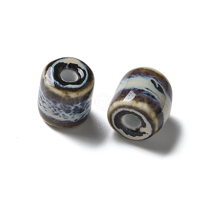 Handmade Porcelain Beads X1-PORC-L080-I10-1