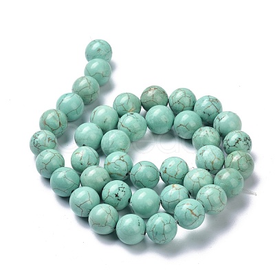 Natural Howlite Beads Strands G-C180-17C-1