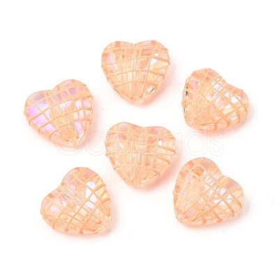 Transparent Glass Enamel Beads X1-GLAA-S388-01F-1