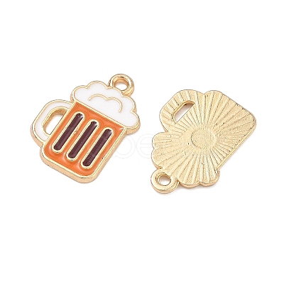 Alloy Enamel Pendants FIND-H020-01B-G-1