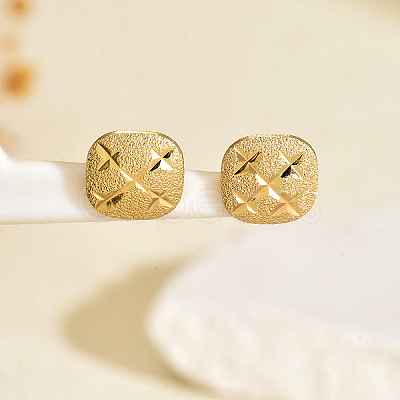 Brass Stud Earrings LS3031-3-1