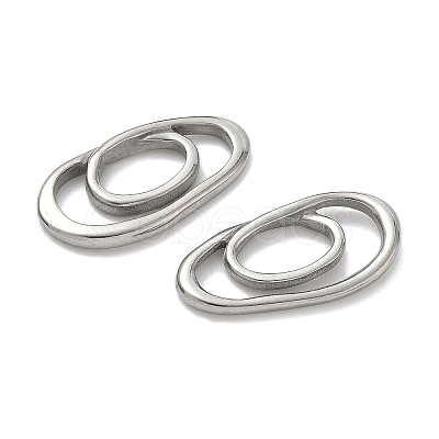 304 Stainless Steel Linking Rings X-STAS-K267-20B-P-1