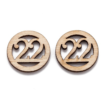 Wooden Cabochons LS-WOOD-I001-08-22-1