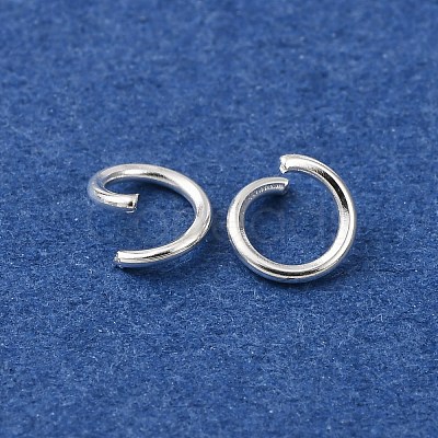 Brass Open Jump Rings KK-G604-08S-17-1