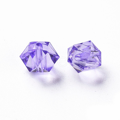 Transparent Acrylic Beads TACR-S154-15B-47-1