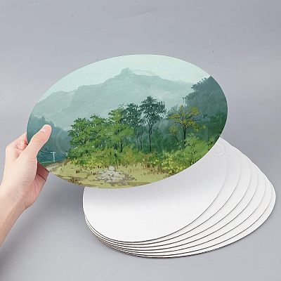 Wood and Linen Painting Canvas Panels LS-DIY-NB0001-72A-1