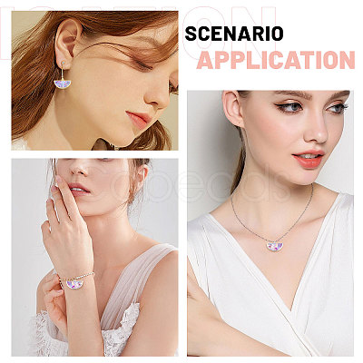 32Pcs 2 Colors Alloy Open Back Bezel Big Pendants FIND-CA0010-88-1