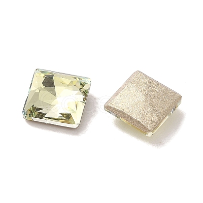 Glass Rhinestone Cabochons RGLA-P037-06B-D337-1