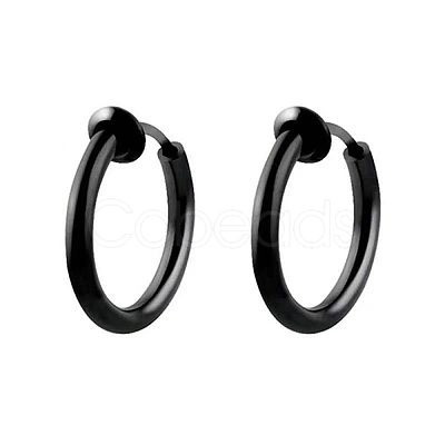 Stainless Steel Clip-on Earrings PW-WG73897-12-1