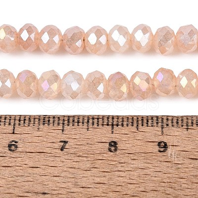 Dyed Crackle Imitation Jade Glass Beads Strands EGLA-Q131-02B-07-1