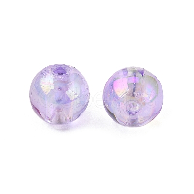 4 Style 2 Colors Transparent Acrylic Beads DIY-FS0002-49-1