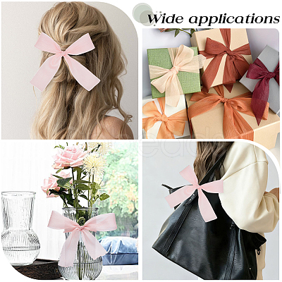 3 Rolls 3 Colors Polyester Chiffon Ribbon OCOR-CY0003-74-1