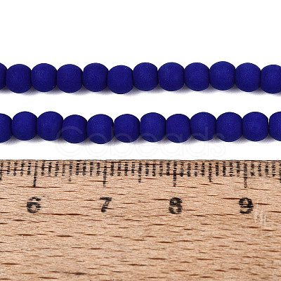 Opaque Glass Beads Strands GLAA-T032-P4mm-MD10-1
