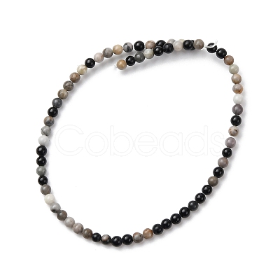 Natural Picasso Jasper Beads Strands G-Z116-A07-3mm-1