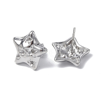 Non-Tarnish 304 Stainless Steel Stud Earring Findings STAS-F286-20P-1