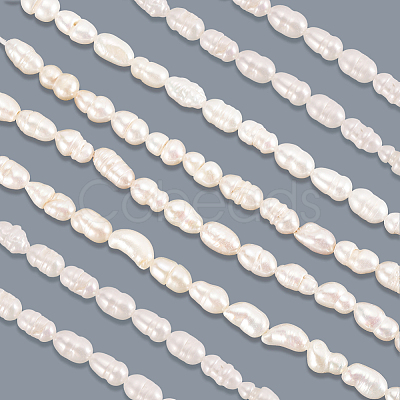 2 Strands Grade A Natural Cultured Freshwater Pearl Strands PEAR-LT0001-13-1