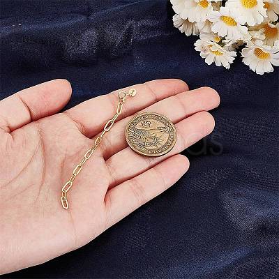 1Pc 925 Sterling Silver Chain Extender STER-BC0002-62G-1