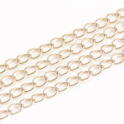 Soldered Brass Curb Chains CHC-S003-06G-1