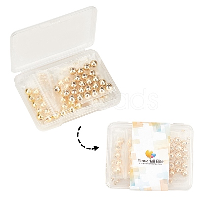 Brass Real 18K Gold Plated Solid Beads KK-PH0036-73-1
