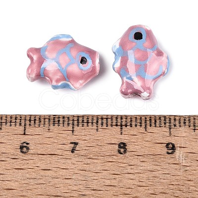 Handmade Porcelain Beads PORC-Q007-09G-1