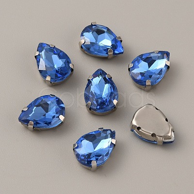 Teardrop Shape Sew on Rhinestone FIND-WH0128-86A-02-1