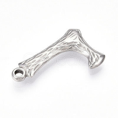 304 Stainless Steel Pendants STAS-N117-01P-L-1