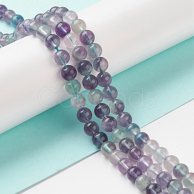 Natural Fluorite Beads Strands G-B038-C01-1