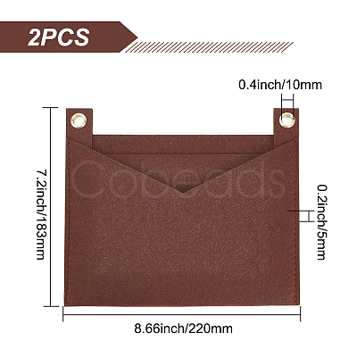Felt Bags Organizer Insert PURS-WH0001-46C-07-1