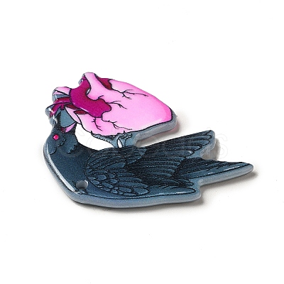 Halloween Printed Acrylic Pendants MACR-K330-13D-1