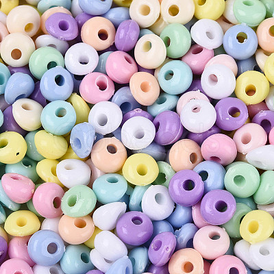 Opaque Acrylic Beads OACR-N150-05J-1