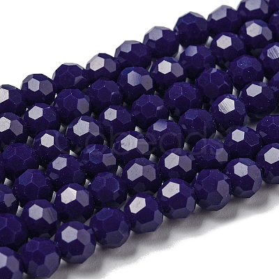 Opaque Glass Beads Stands EGLA-A035-P6mm-D09-1
