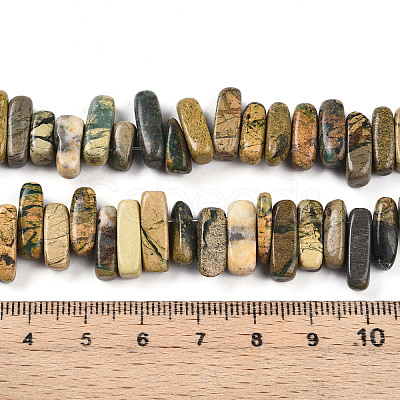 Natural Verdite Stone Beads Strands G-T140-66-1