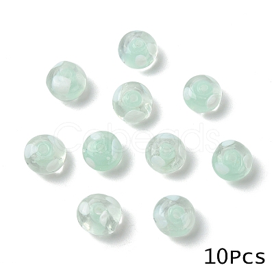 10Pcs Handmade Lampwork Beads LAMP-YW0001-96I-1